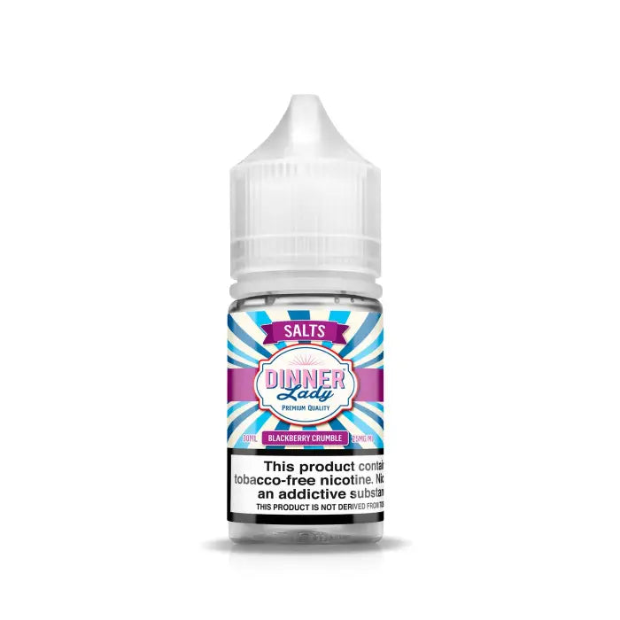 Bottle of ’Dinner Lady’ brand e-liquid or vape juice in the ’Bubble Trouble’ flavor.