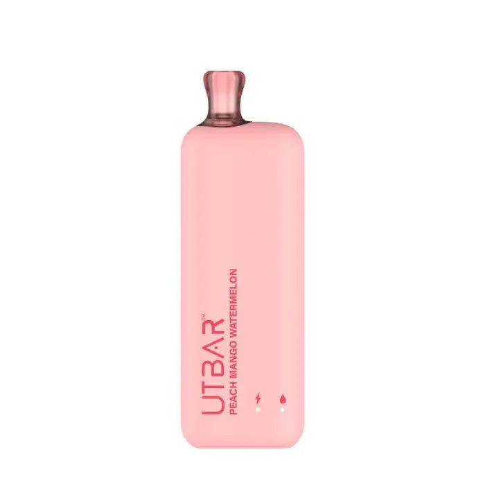 Pink glass bottle with ’UVAR’ branding.