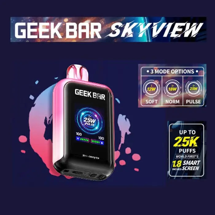 Geek Bar Skyview 25k Disposable Vape (5% 25000 Puffs)