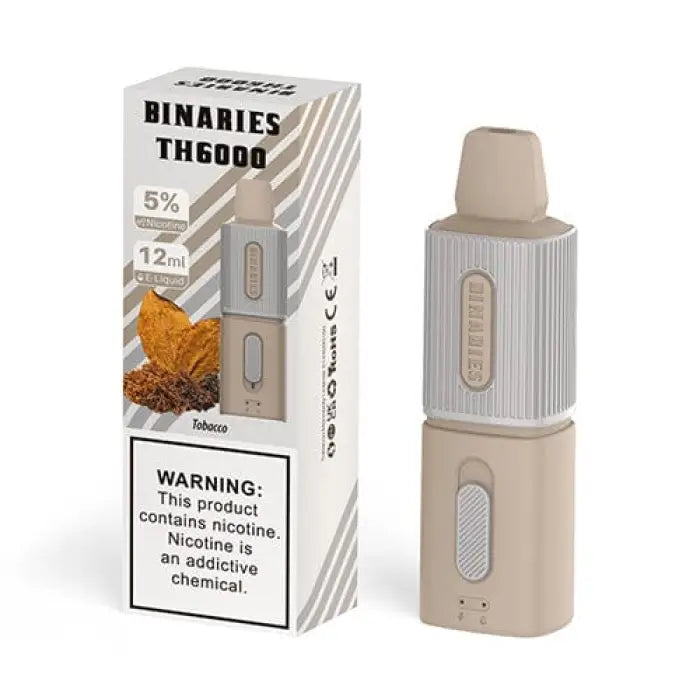 Electronic cigarette or vaping device with its packaging box.