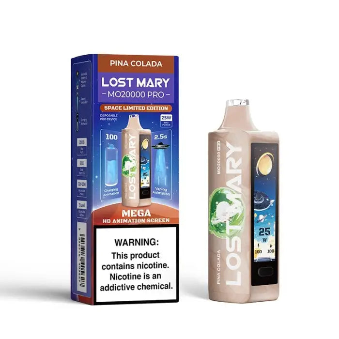 Disposable vape device in Piña Colada flavor from the Lost Mary brand.