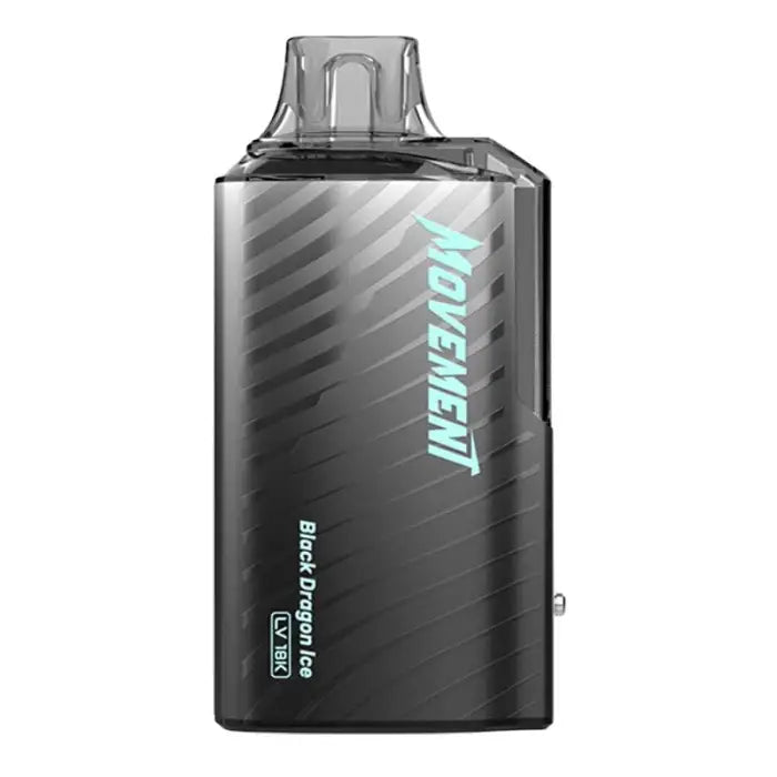 Sleek black electronic vaping device with teal ’VOOPOO’ branding.