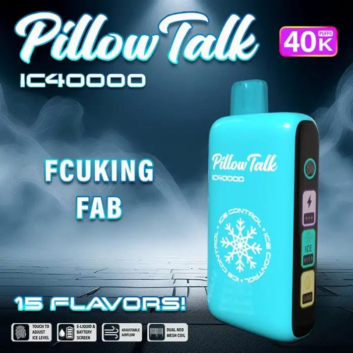 Pillow Talk Ice Control Ic40000 Disposable Vape (5% 40000 Puffs)