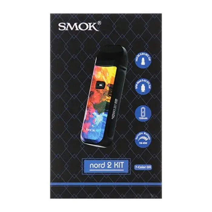 SMOK Nord 2 Kit electronic cigarette device packaging.