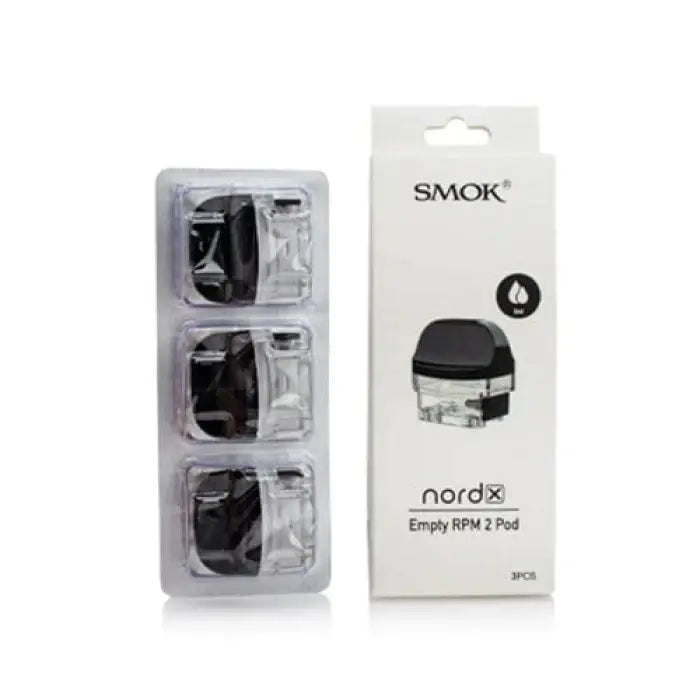 Replacement pods for a SMOK Nord X electronic cigarette device.