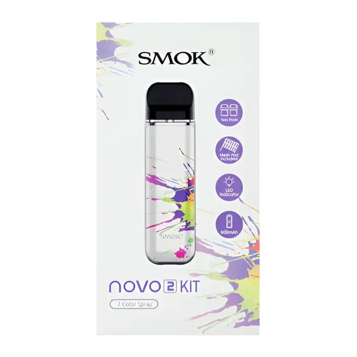 SMOK Novo 2 vaping device kit in its retail packaging.