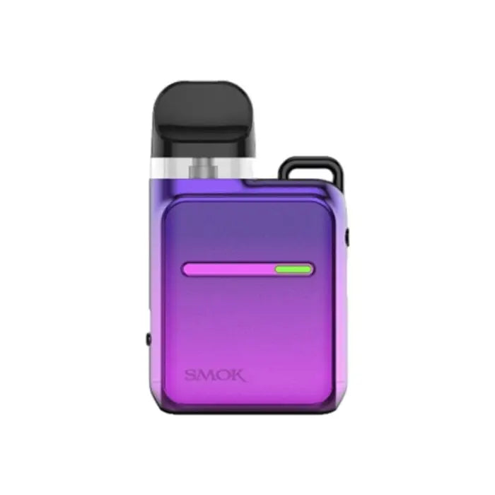 Purple electronic vaping device with a sleek, compact design.