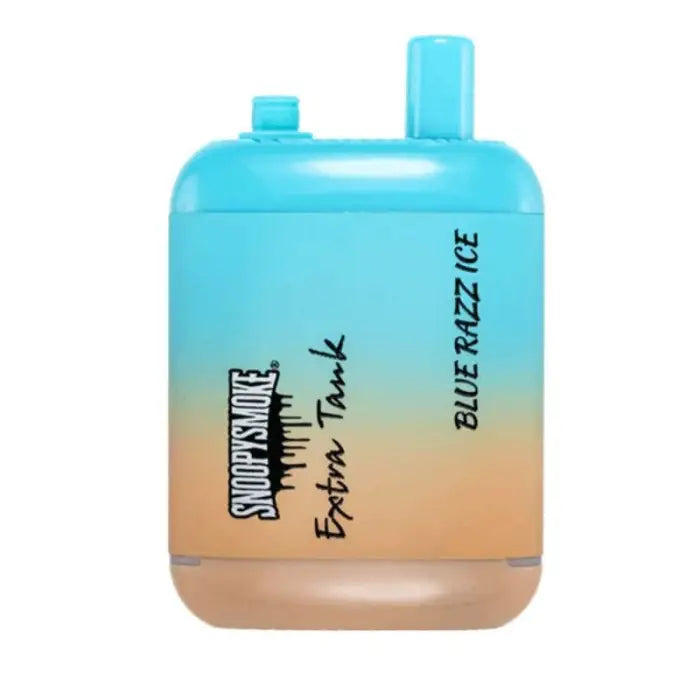 Gradient-colored plastic container with a spout and text labels.