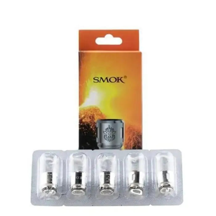 Replacement coils for a SMOK brand electronic cigarette or vaping device.