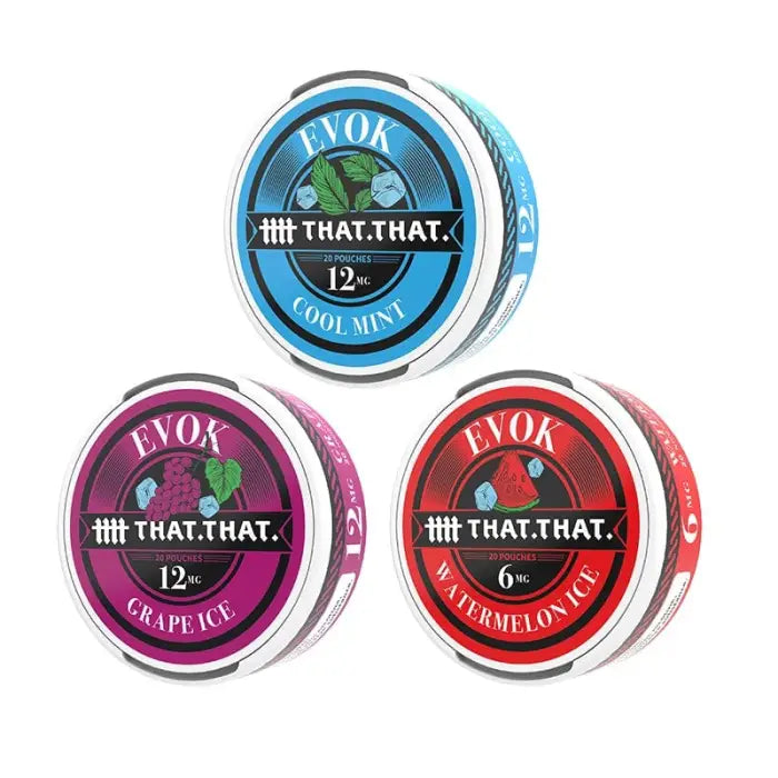 Three circular tins of LYFT nicotine pouches in different flavors and colors.