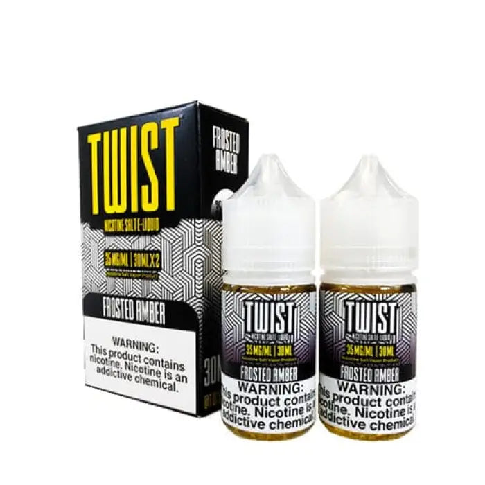 Twist E-liquid Frosted Amber 60ml Nic Salt Vape Juice - 50mg