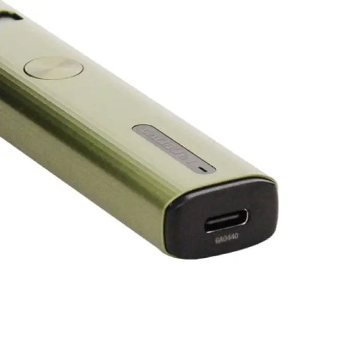 Portable electronic device with a USB-C port, likely a power bank or external battery.