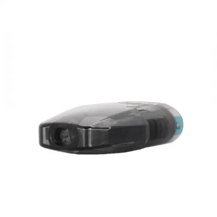 Sleek, black electronic device with a small teal accent.